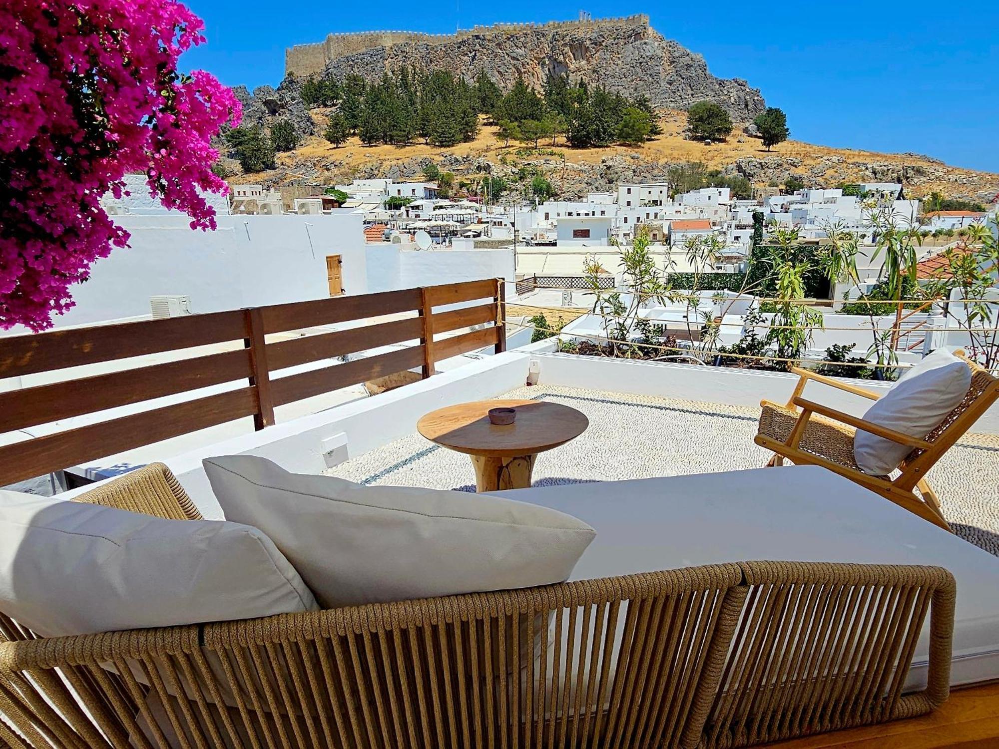 Villa Aphrodite Líndos Esterno foto